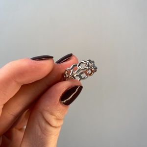 NEW 18k filled Cuban ring